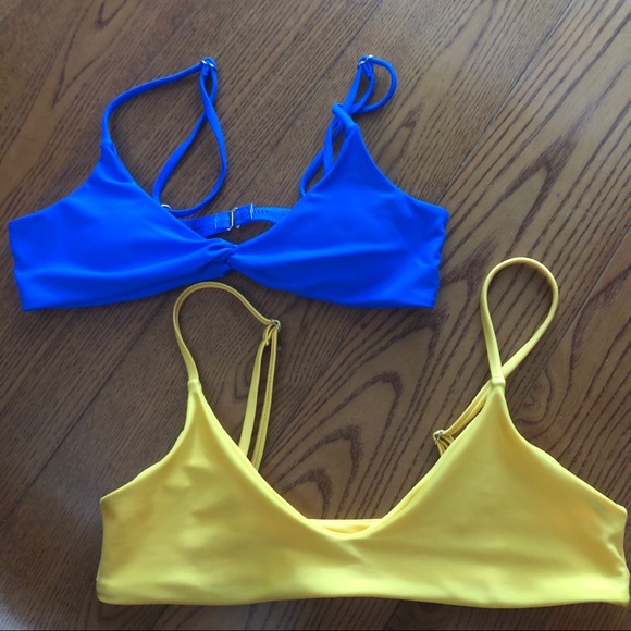Yellow Zaful Bikini top, Size small - Picture 4 of 4